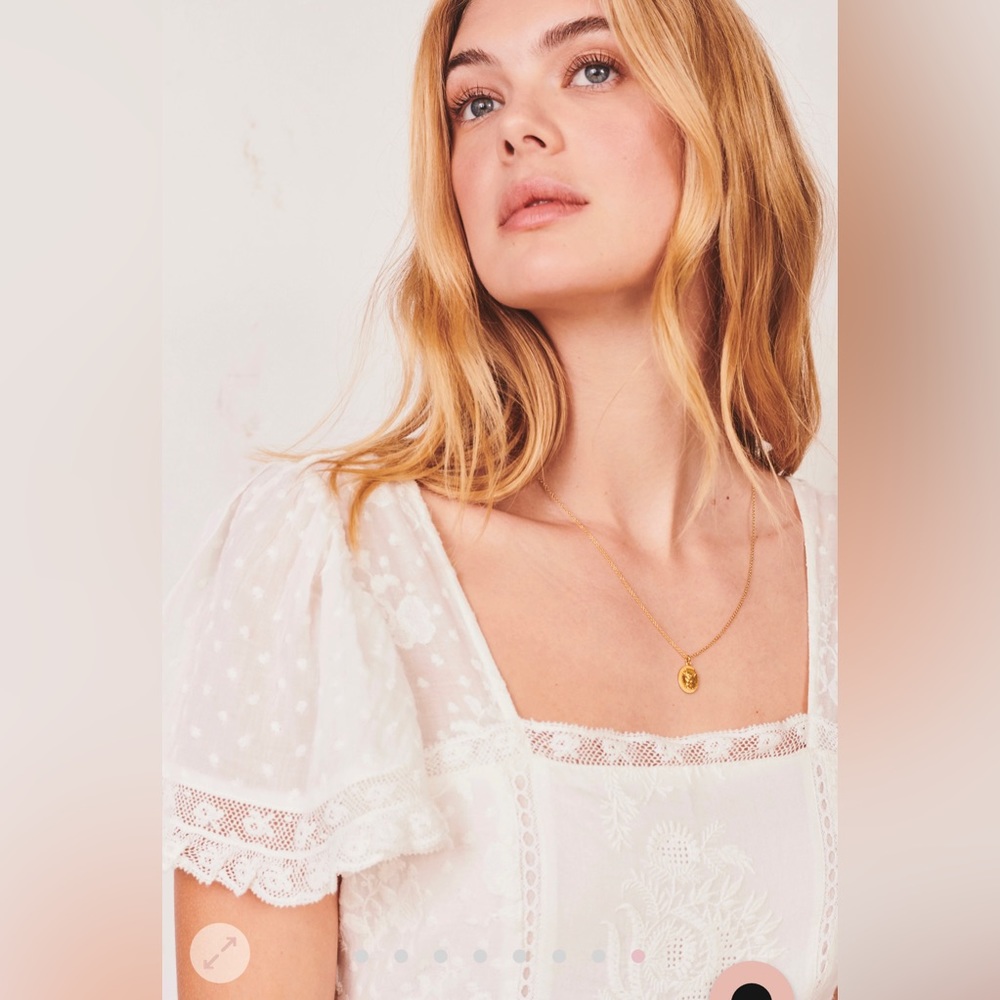 LoveShackFancy White Maxi dress, new with tags